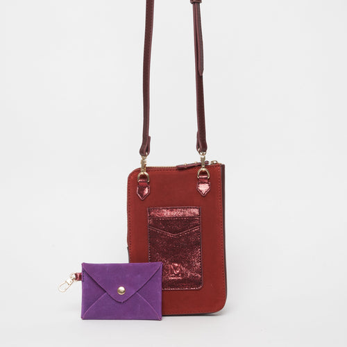 Porte Téléphone Eliza - Violet