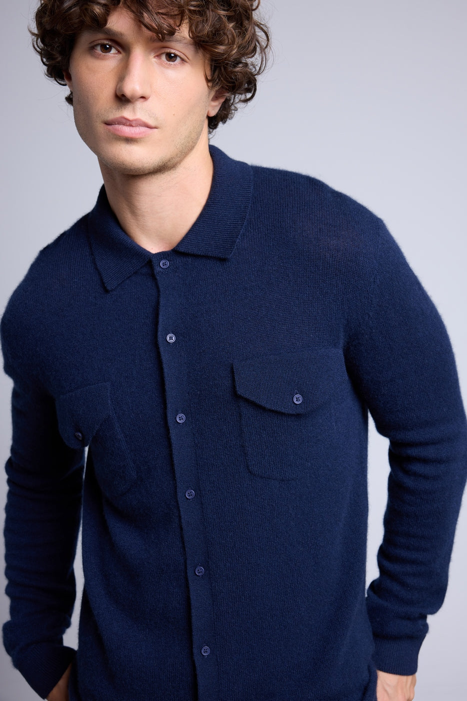 Eli Shirt - Navy Blue - Men