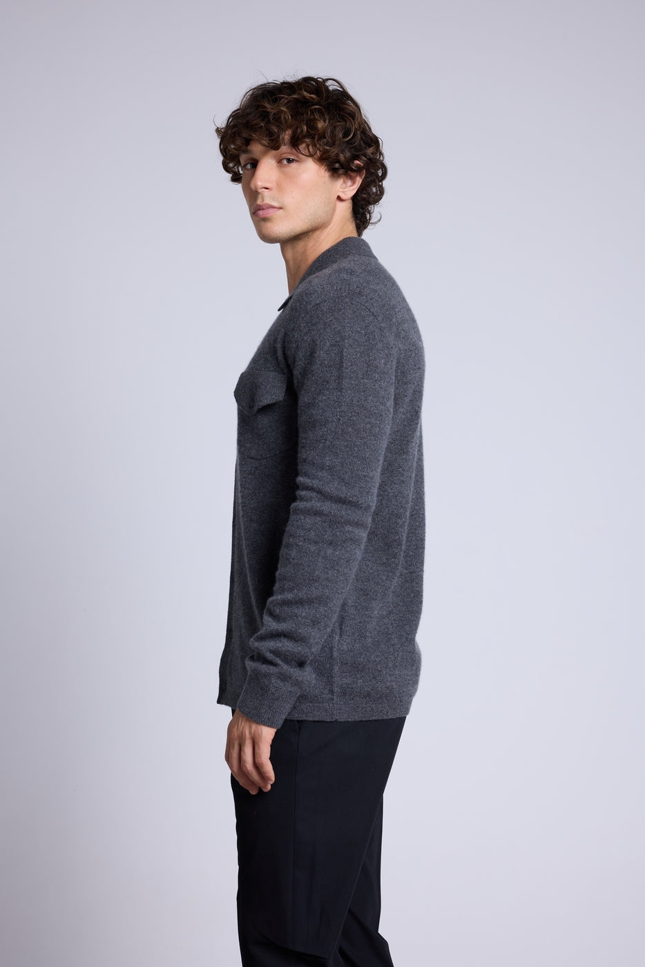 Camisa Eli - Gris Flannel - Hombre