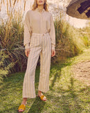 Pantalón ancho Ellie Fancy - Crafted Stripes - Mujer