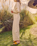 Wide-Leg Trousers Ellie Fancy - Crafted Striped - Women