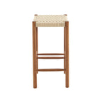 Ellio - Stools - Walnut and Rope