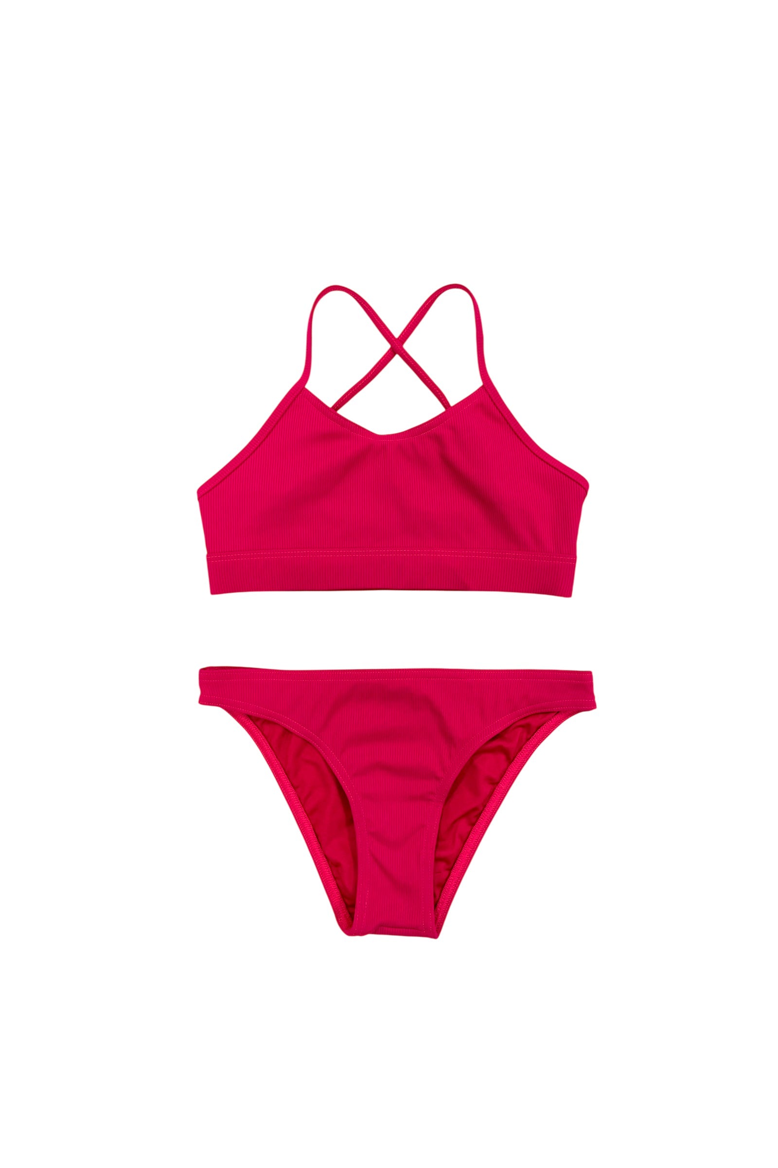 Maillot de bain fille 2 pièces - Ellis - Fuschia