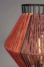 Surya Rope - Table Lamp - Polyester - Yellow/Red/Multicolor