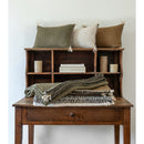 Coussin En Coton Flammé 25X40Cm