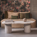 Coussin En Coton Flammé 25X40Cm