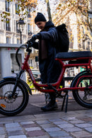 Vélo Électrique Yuvy 2 – Biplace Cargo Compact Avec Plateforme Avant/Arrière Offerte
