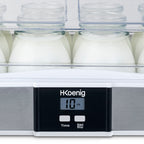 Yoghurt Maker 12 Pots - Stainless Steel