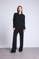 Sweat Zippe A Capuche Elya - Noir - Femme