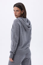Elya Zip-Up Hoodie - Dark Grey - Women