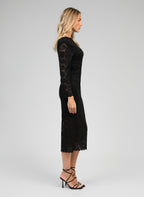 Robe Midi Emalie Noir