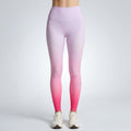 Legging De Sport Femme Ember – Taille Haute – Dégradé Rose