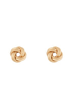 Orecchini "Nodo Intrecciato 8 Mm" Oro Giallo 375/1000