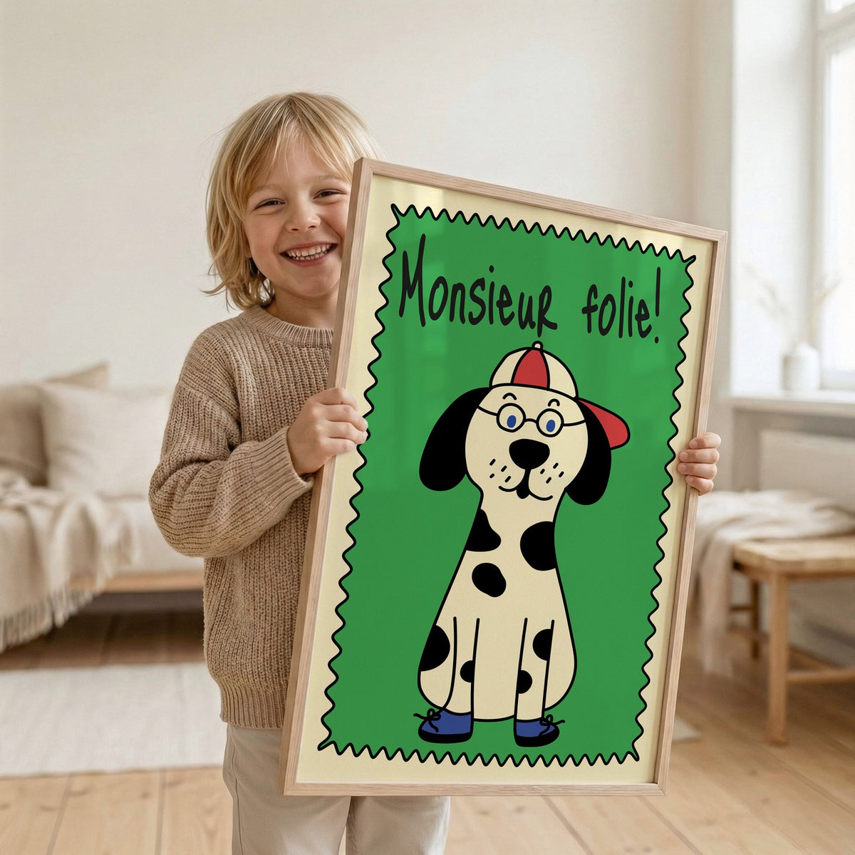 Kids - Affiche Monsieur Folie! - Multi