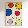Bonjour - Multicolore