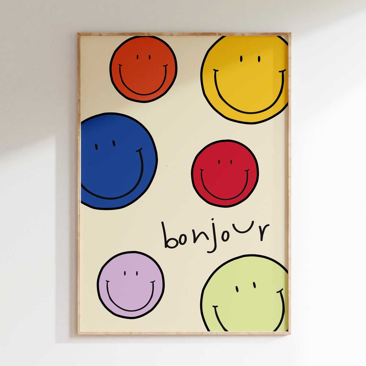 Bonjour - Multicolore