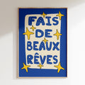 Kids - Affiche Fais De Beaux Reves - Multi