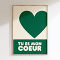 Kids Tu Es Mon Coeur - Vert