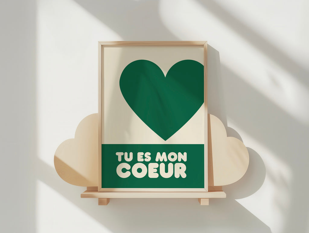 Kids Tu Es Mon Coeur - Vert