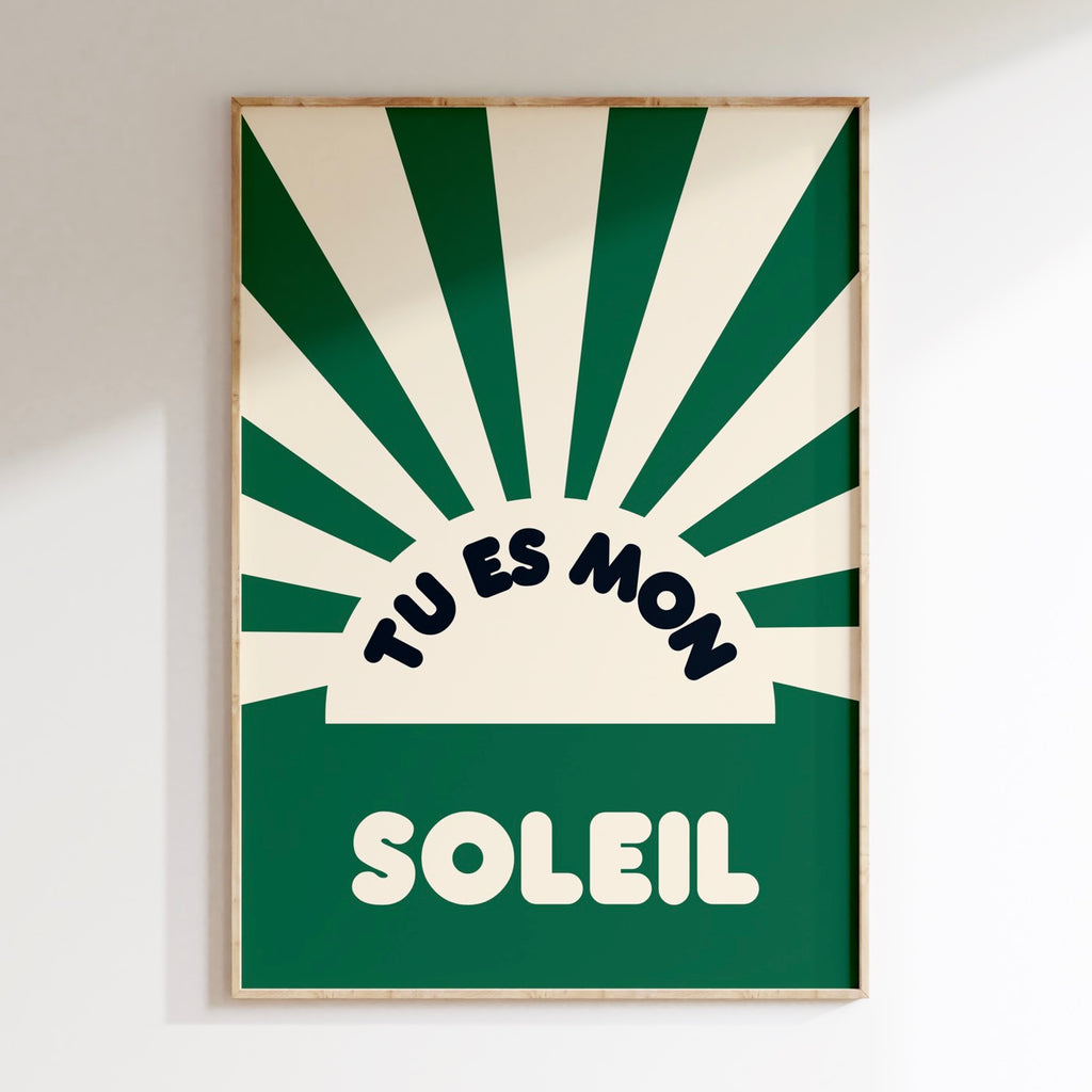 Kids Tu Es Mon Soleil - Vert