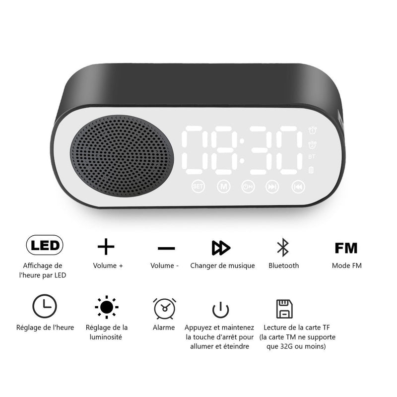 Bluetooth Alarm Clock Speaker