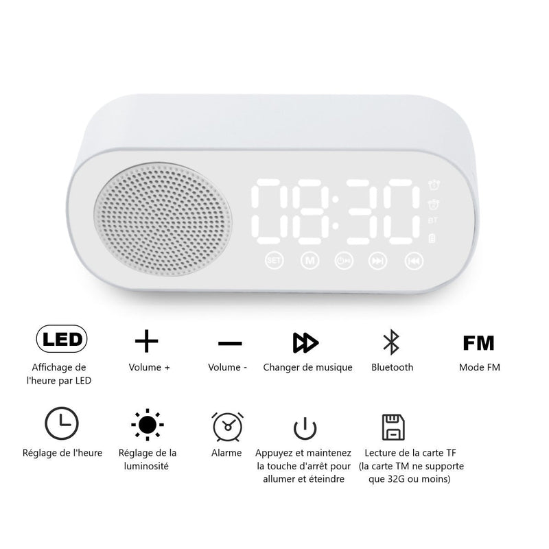 Bluetooth Alarm Clock Speaker