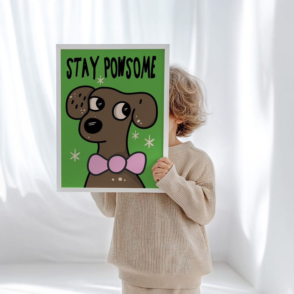 Kids - Affiche Stay Powsome - Multi