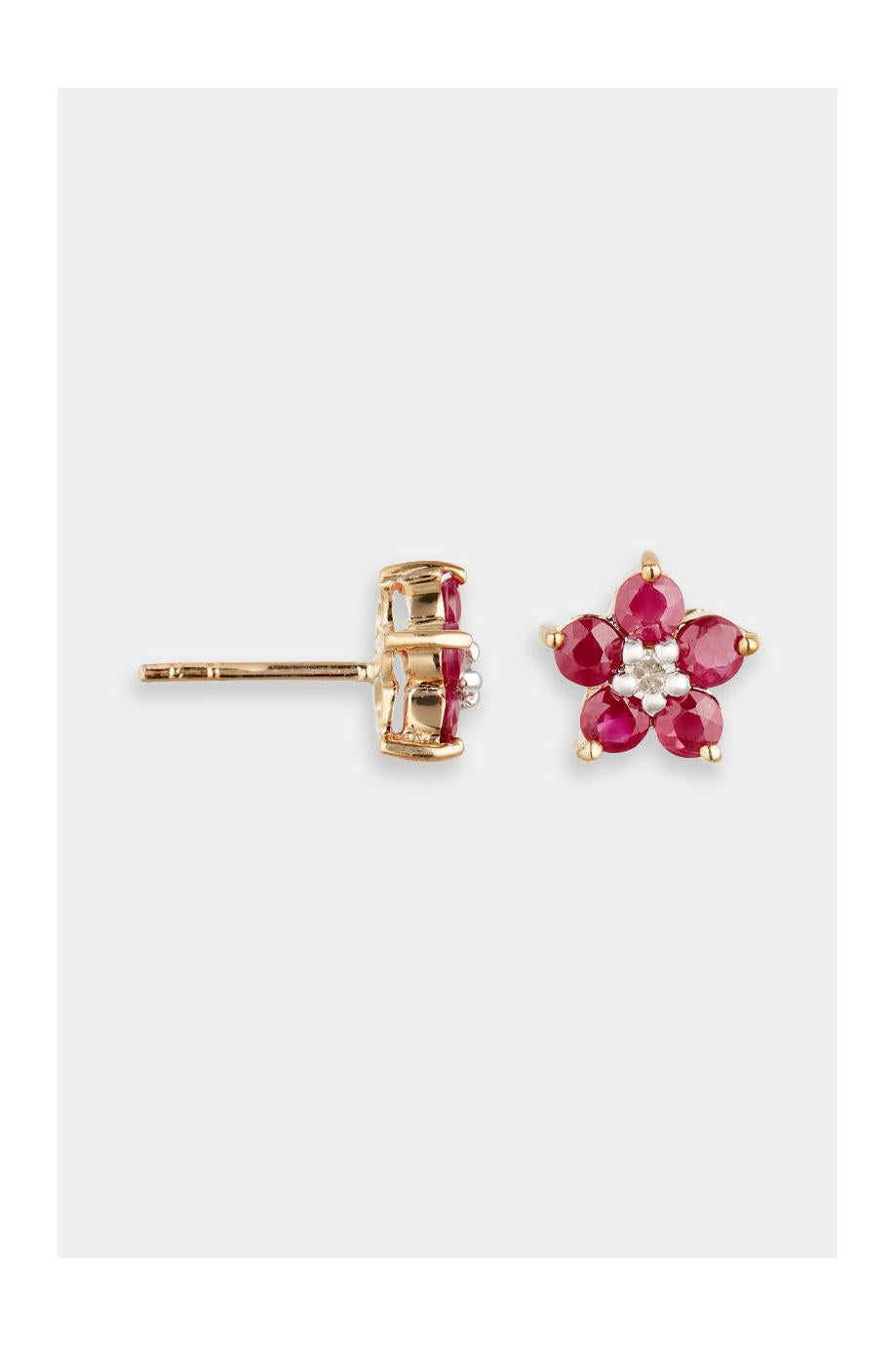 Boucles D'Oreilles "Fleur Mystérieuse" D0,07/2 R1,30/10
