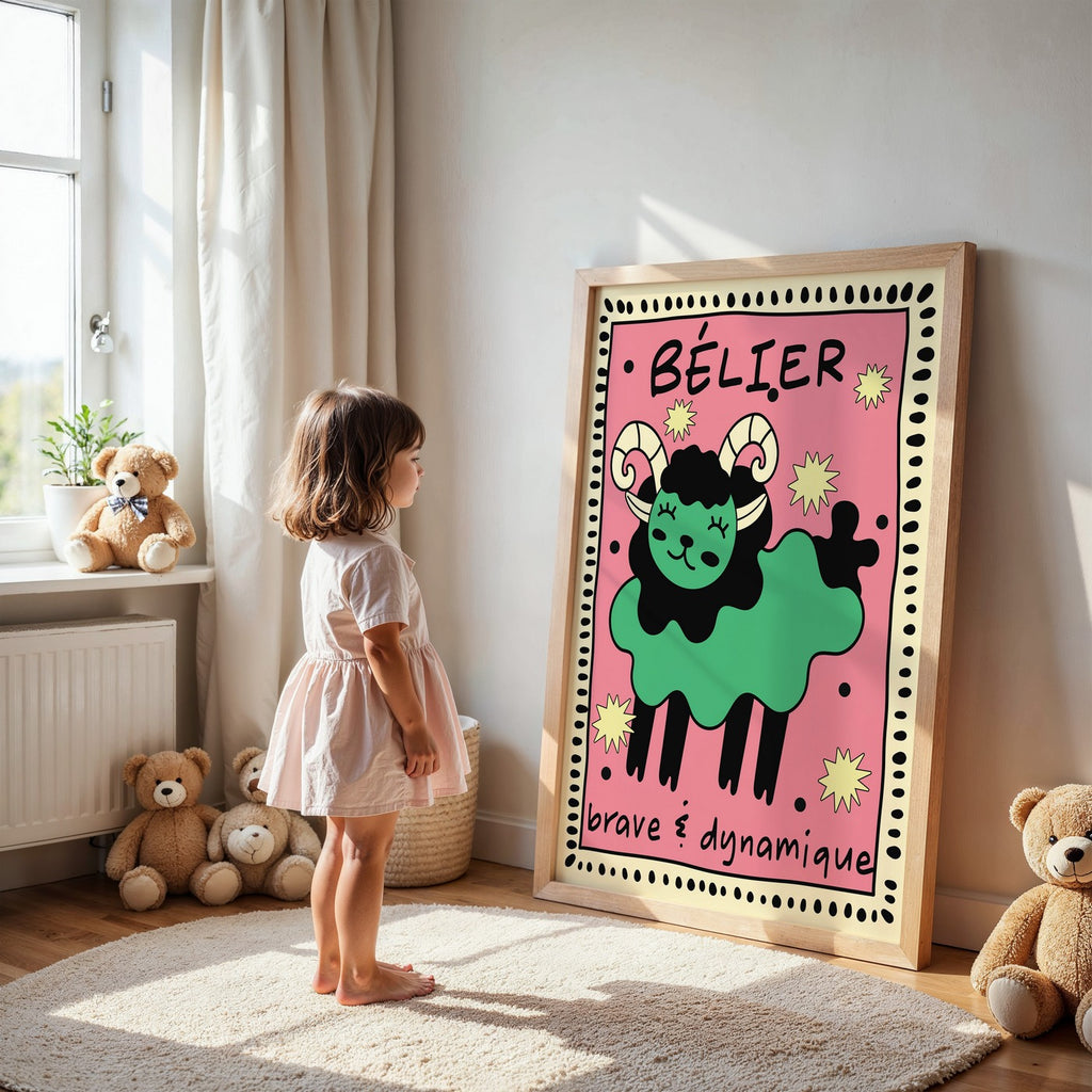 Kids - Affiche Kids Belier - Multi