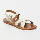 Sandalias Eneya - Croco Blanco