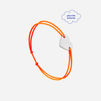Bracelet Coeur Orange - Orange