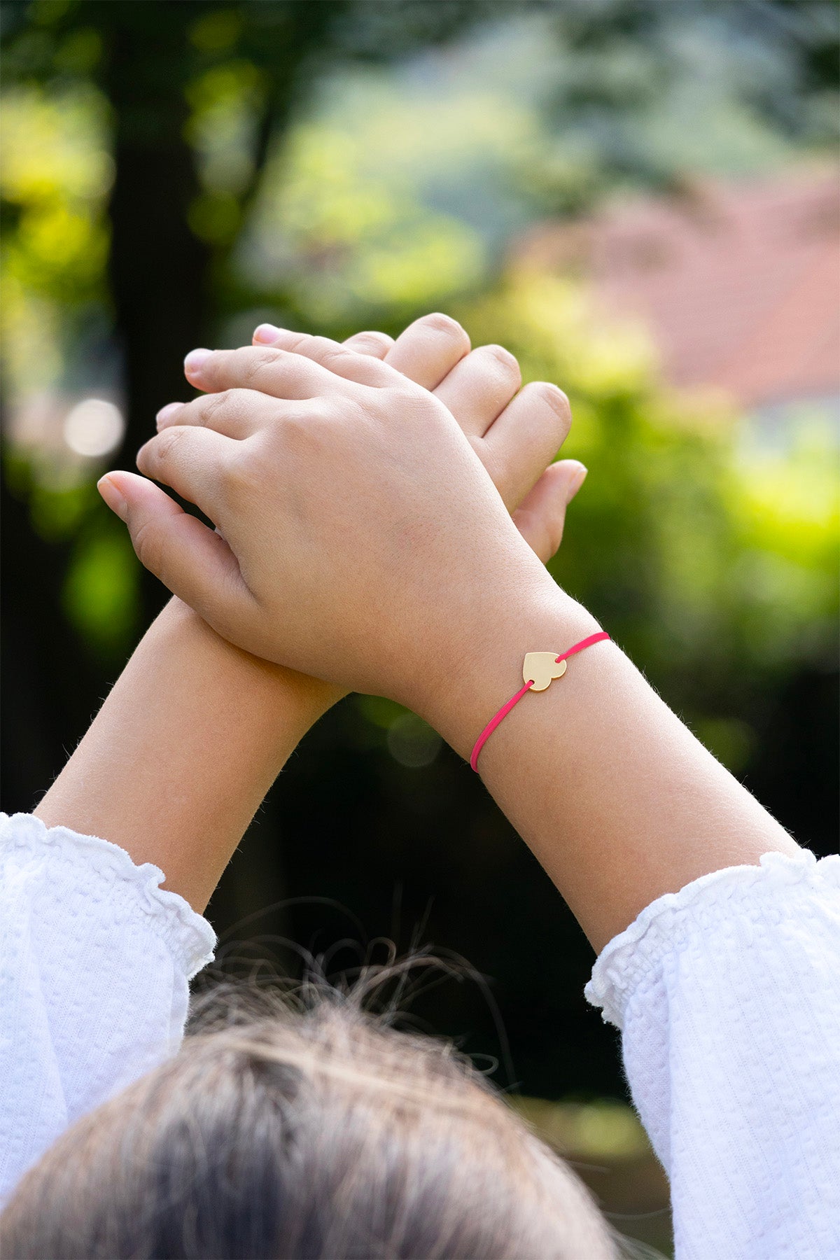 Bracelet Coeur Rose Fushia - Rose Fuchsia