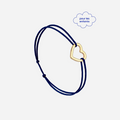 Bracelet Coeur Vide Bleu Nuit - Bleu Nuit