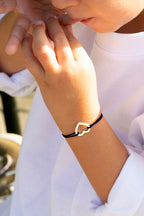 Bracelet Coeur Vide Bleu Nuit - Bleu Nuit