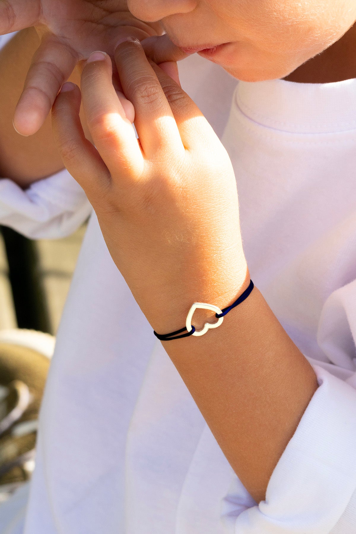 Bracelet Coeur Vide Bleu Nuit - Bleu Nuit