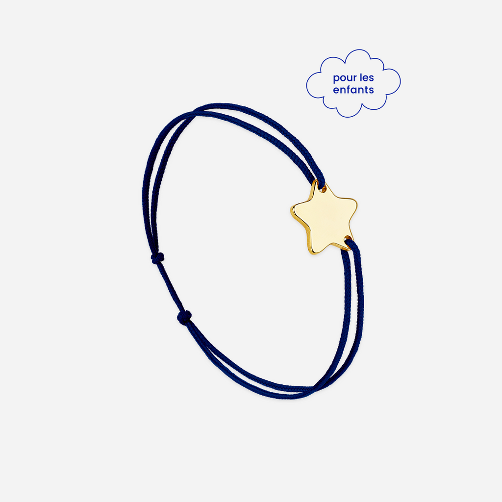 Bracelet Étoile Bleu Nuit - Bleu Nuit