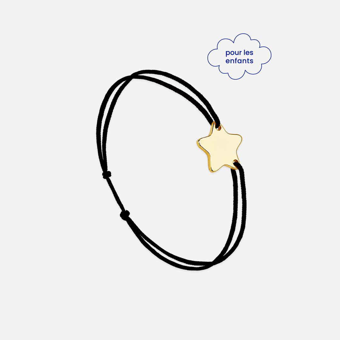 Pulsera Estrella Negra - Negro