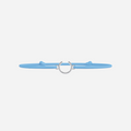 Bracelet Lettres Plaqué Argent Enfant - Bleu Ciel
