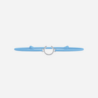 Bracelet Lettres Plaqué Argent Enfant - Bleu Ciel