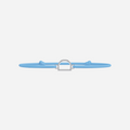 Bracelet Lettres Plaqué Argent Enfant - Bleu Ciel