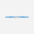 Bracelet Lettres Plaqué Argent Enfant - Bleu Ciel