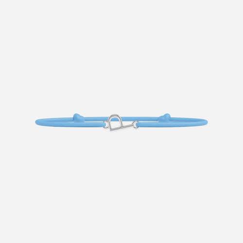 Bracelet P - Plaqué Argent Enfant - Bleu Ciel