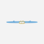 Golden Letters Bracelet - Child - Sky Blue