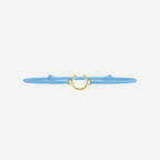 Golden Letters Bracelet - Child - Sky Blue