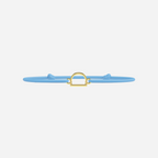 Golden Letters Bracelet - Child - Sky Blue