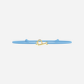 Golden Letters Bracelet - Child - Sky Blue