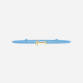 Golden Letters Bracelet - Child - Sky Blue
