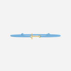 Golden Letters Bracelet - Child - Sky Blue