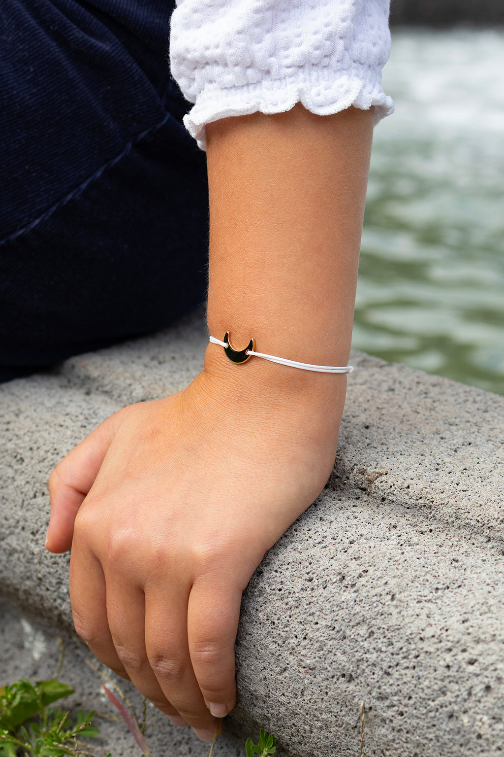 Bracelet Lune Bleu Nuit - Bleu Nuit