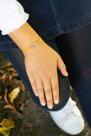 Bracelet Zélie - Orange Fluo